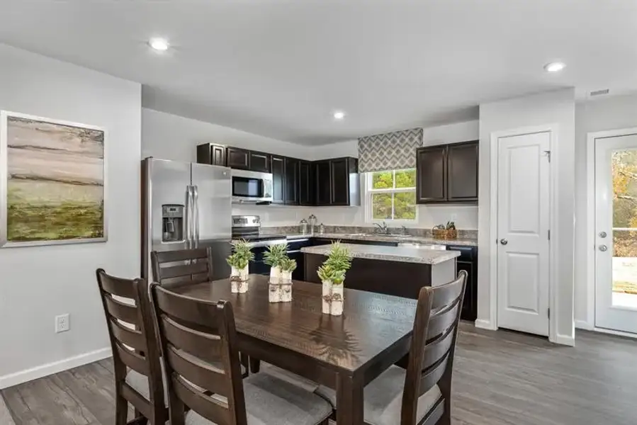 Furnished interior view inside a new home in Cameron Ridge 2-Story, Columbia (Image 12).