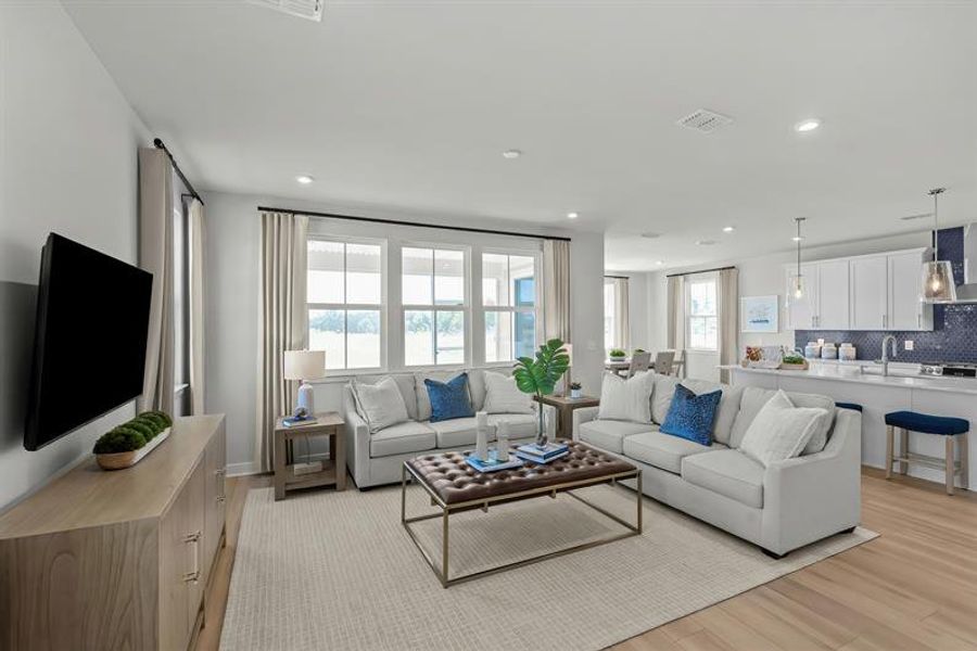 Representative furnished interior of a home built from the Meridian on the Waterway by Ryan Homes in Grande Dunes North Village, Longs (Image 9). Representative furnished interior of a home built from the Meridian on the Waterway by Ryan Homes in Grande Dunes North Village, Longs (Image 9).