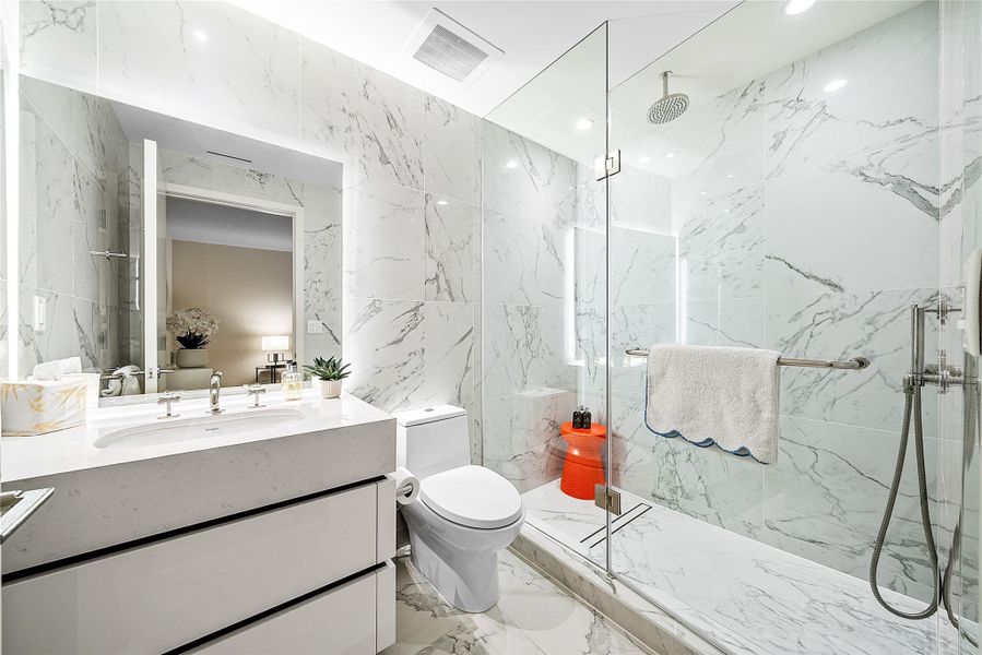 Furnished interior view inside a new home in , Fort Lauderdale (Image 28).