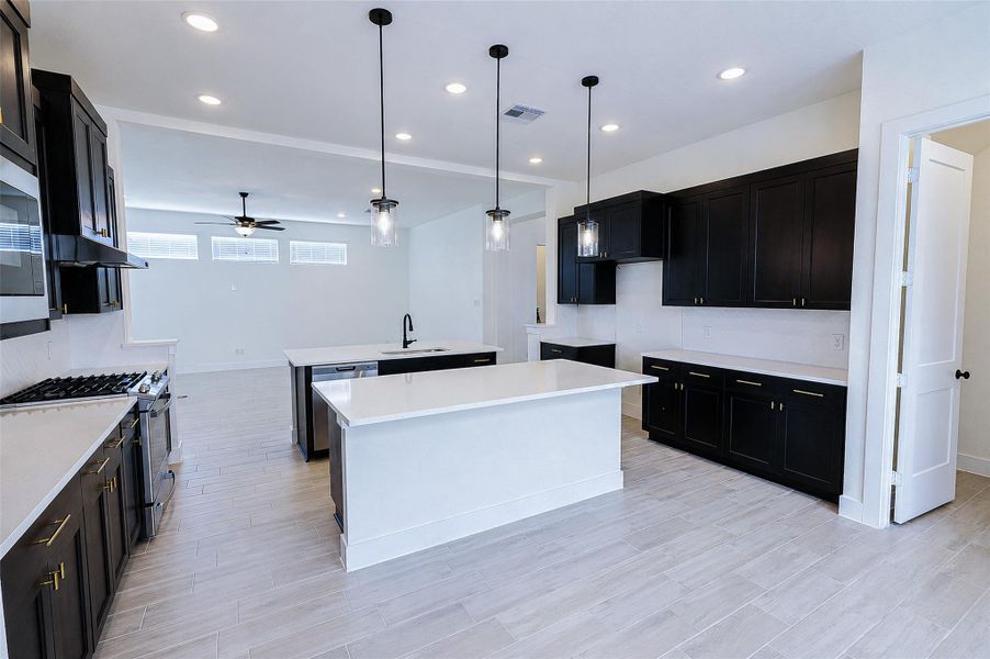 Furnished interior view inside a new home in , Katy (Image 18).