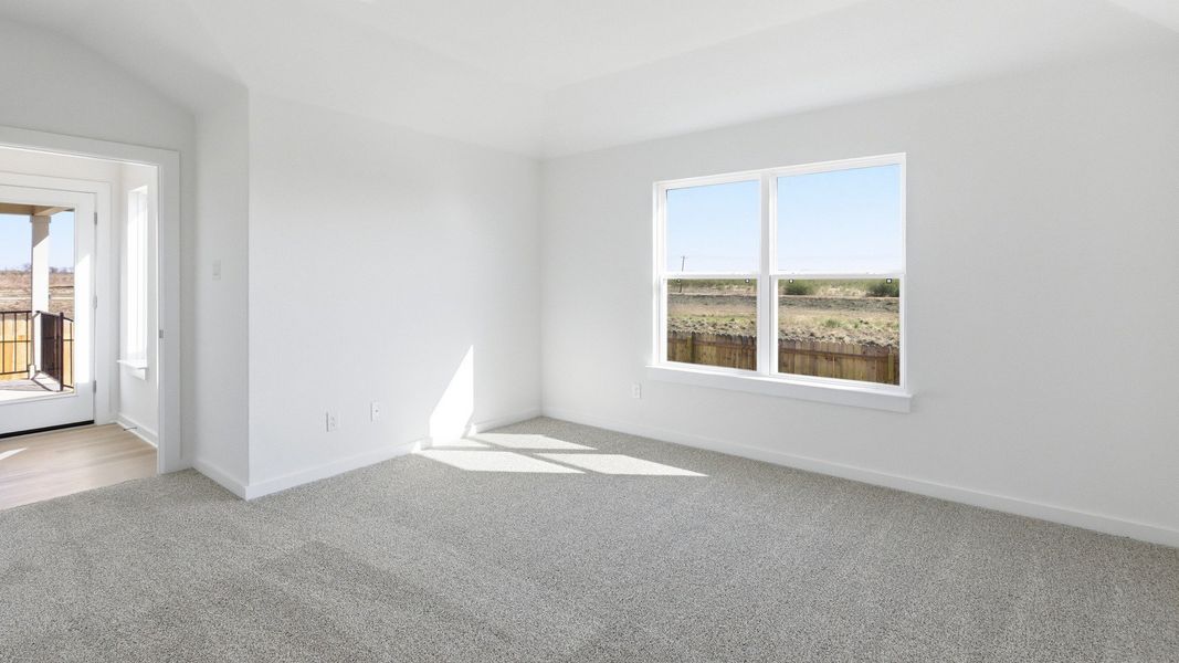 Furnished interior view inside a new home in Sky Ridge, San Marcos (Image 6).