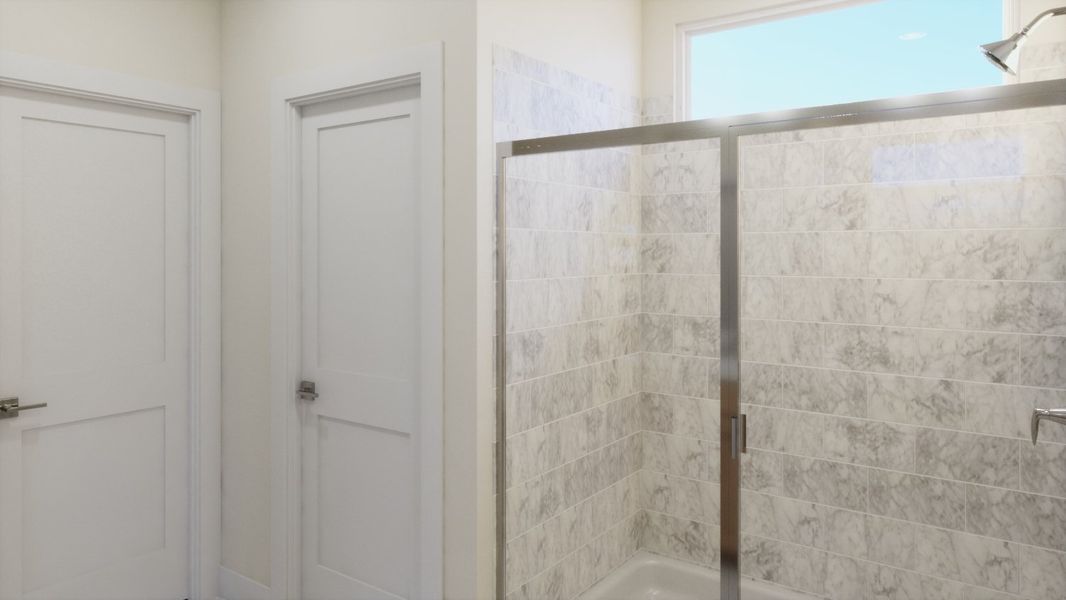 Representative interior finishes for a home built from the Amy by Risewell Homes in Freedom at Anthem, Kyle (Image 14).