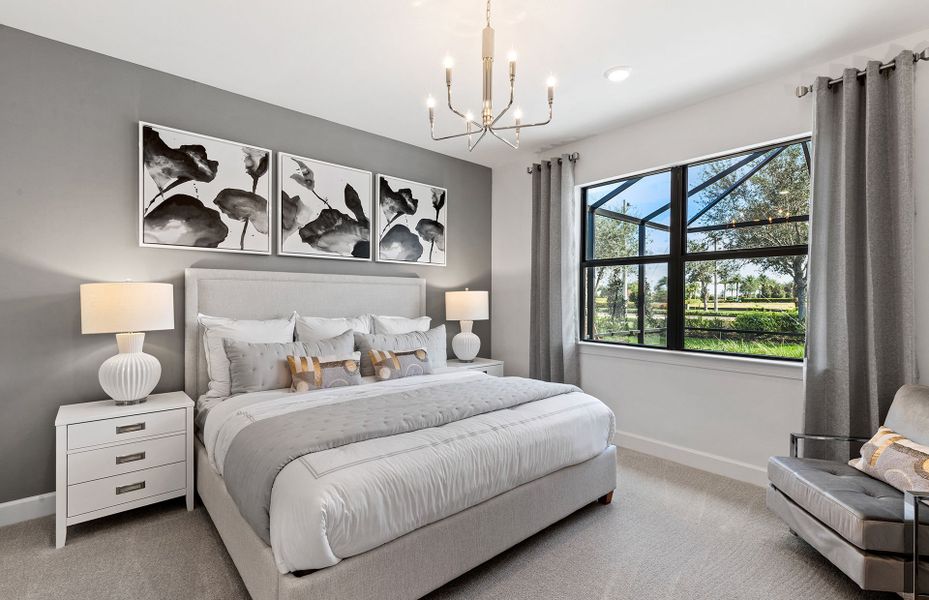 Secondary bedroom suite with natural light