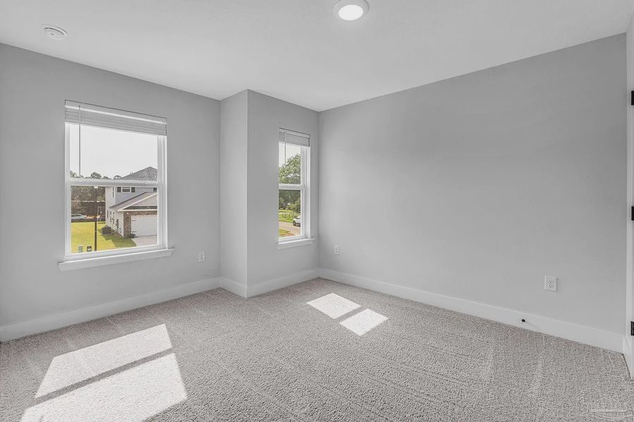 Spacious, unfurnished interior of a new home in Allison Acres, Cantonment (Image 18). Spacious, unfurnished interior of a new home in Allison Acres, Cantonment (Image 18).