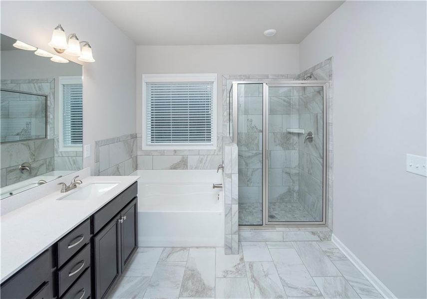 Furnished interior view inside a new home in , Flowery Branch (Image 5).