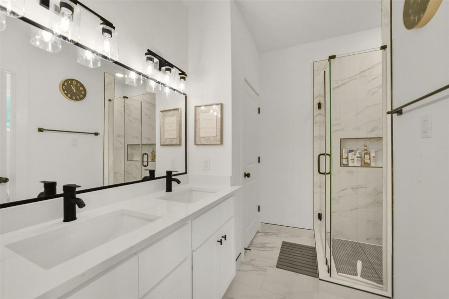 Furnished interior view inside a new home in , Houston (Image 13).