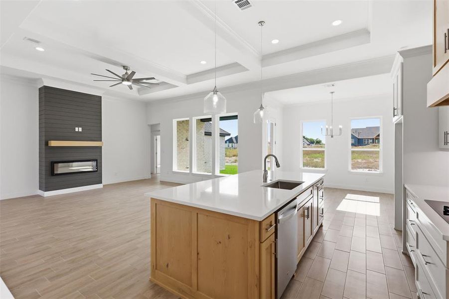 Furnished interior view inside a new home in , Azle (Image 10). Furnished interior view inside a new home in , Azle (Image 10).