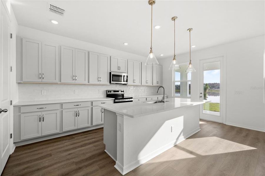 Furnished interior view inside a new home in , Kissimmee (Image 14).