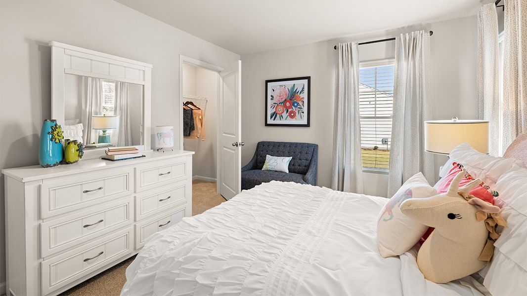 Representative furnished interior of a home built from the Elle by D.R. Horton in Highland Hills, Graniteville (Image 28). Representative furnished interior of a home built from the Elle by D.R. Horton in Highland Hills, Graniteville (Image 28).