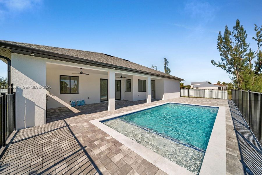 Exterior details and patio area of a home in , Cape Coral (Image 24). Exterior details and patio area of a home in , Cape Coral (Image 24).
