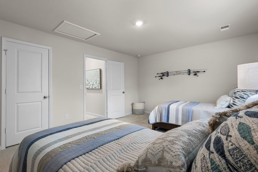 Furnished interior view inside a new home in Broadway Lake, Anderson (Image 34).