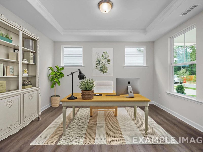 Furnished interior view inside a new home in Ashland, New Hill (Image 4).