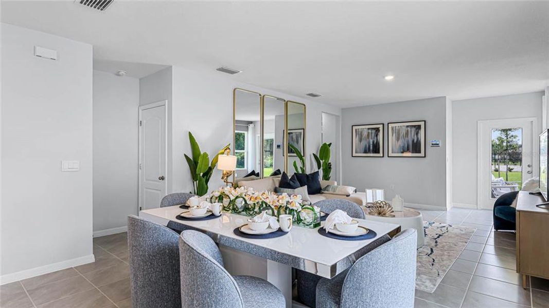 Furnished interior view inside a new home in Angeline, Land O' Lakes (Image 21). Furnished interior view inside a new home in Angeline, Land O' Lakes (Image 21).