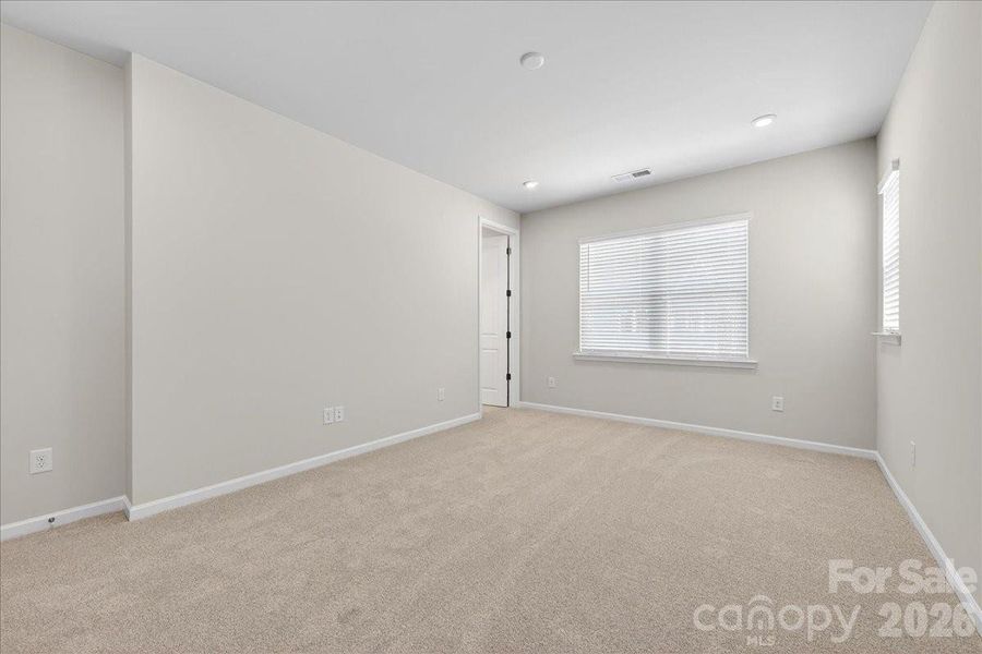 Light filled primary room