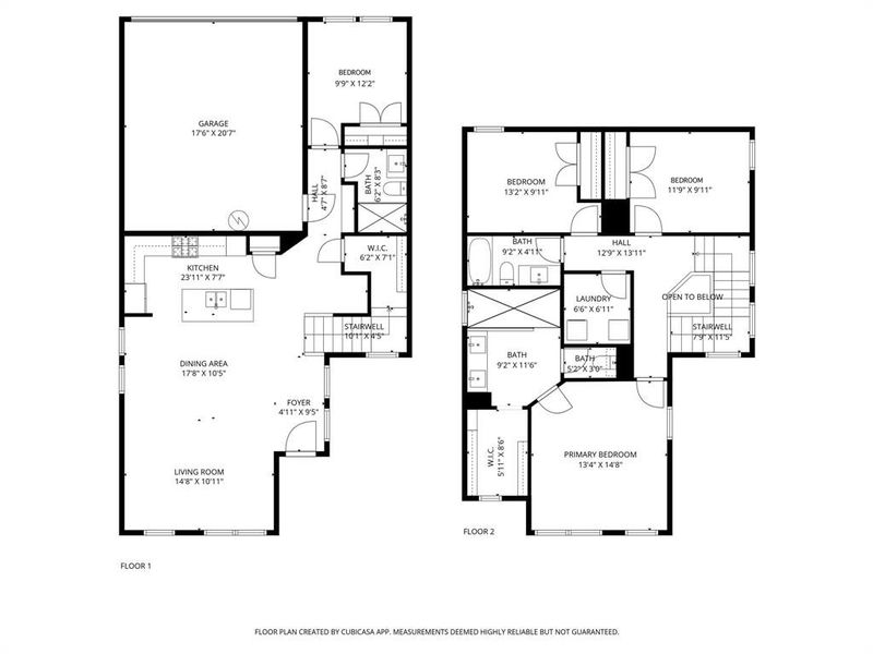 2D floor plan layout of this home in , Euless, TX (Image 5).