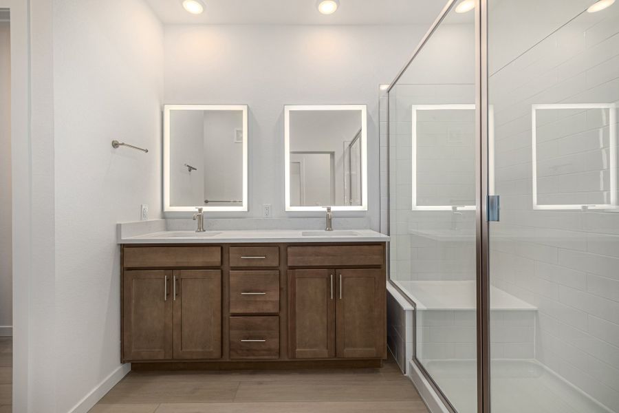 Furnished interior view inside a new home in The Residences at Victory Ridge, Colorado Springs (Image 6). Furnished interior view inside a new home in The Residences at Victory Ridge, Colorado Springs (Image 6).