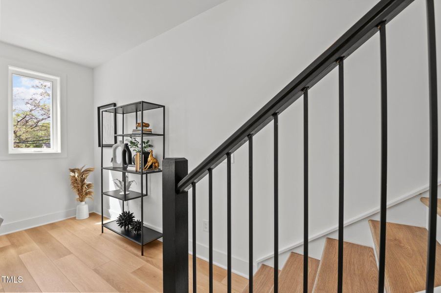 Leading to the third floor