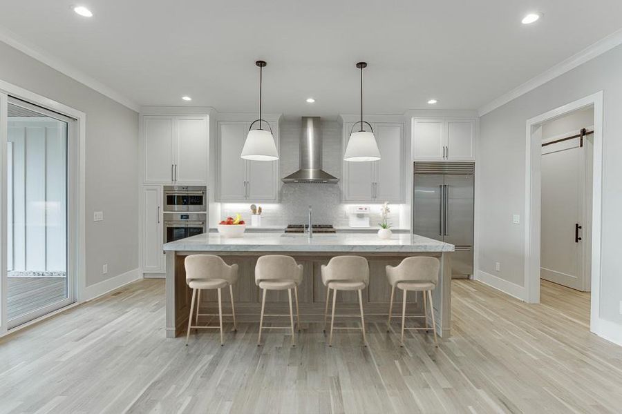 Furnished interior view inside a new home in , Cumming (Image 15).