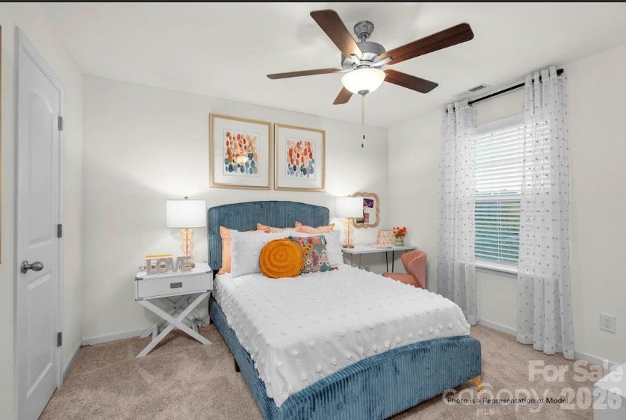 Furnished interior view inside a new home in Sierra Ridge, Gastonia (Image 16).