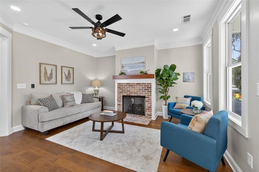 Furnished interior view inside a new home in , Covington (Image 4).