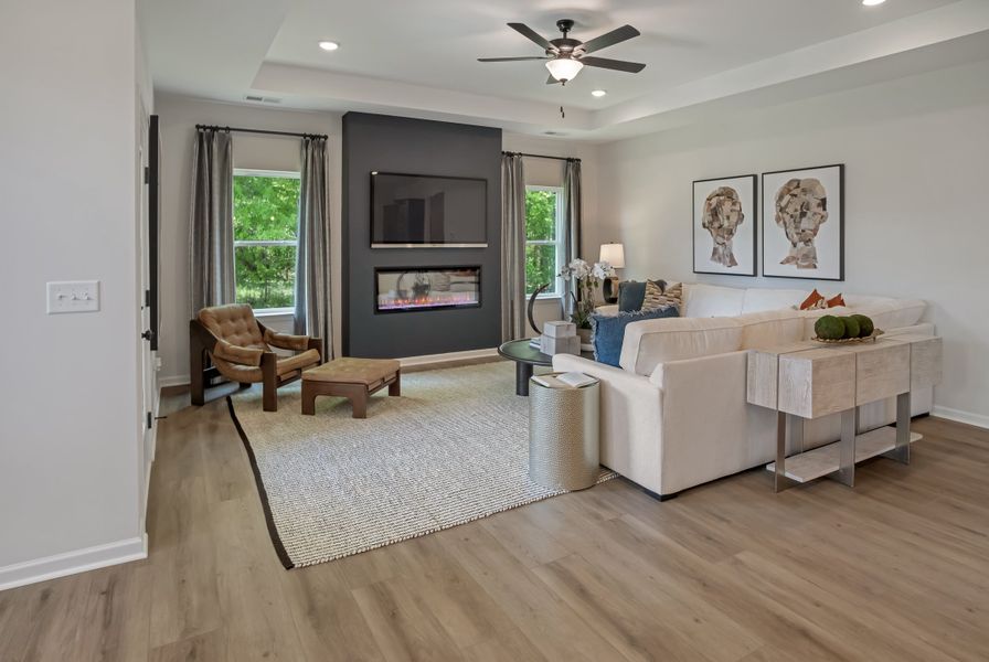 The Avondale- Open family room The Avondale- Open family room