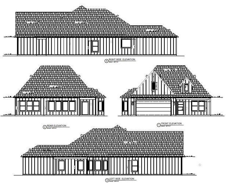 Exterior rendering of this home design in , Groves, TX (Image 2).