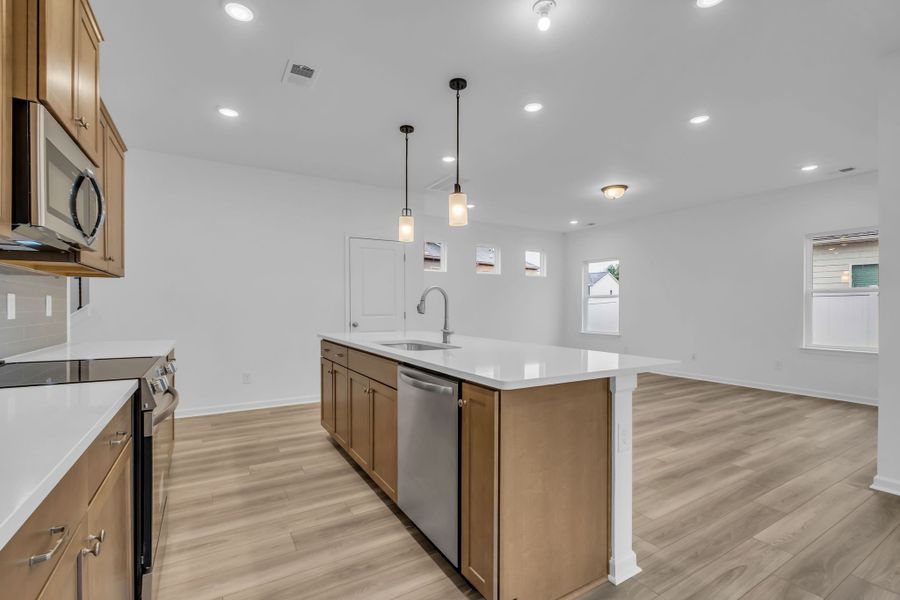 Furnished interior view inside a new home in Winston Place, Gallatin (Image 8).