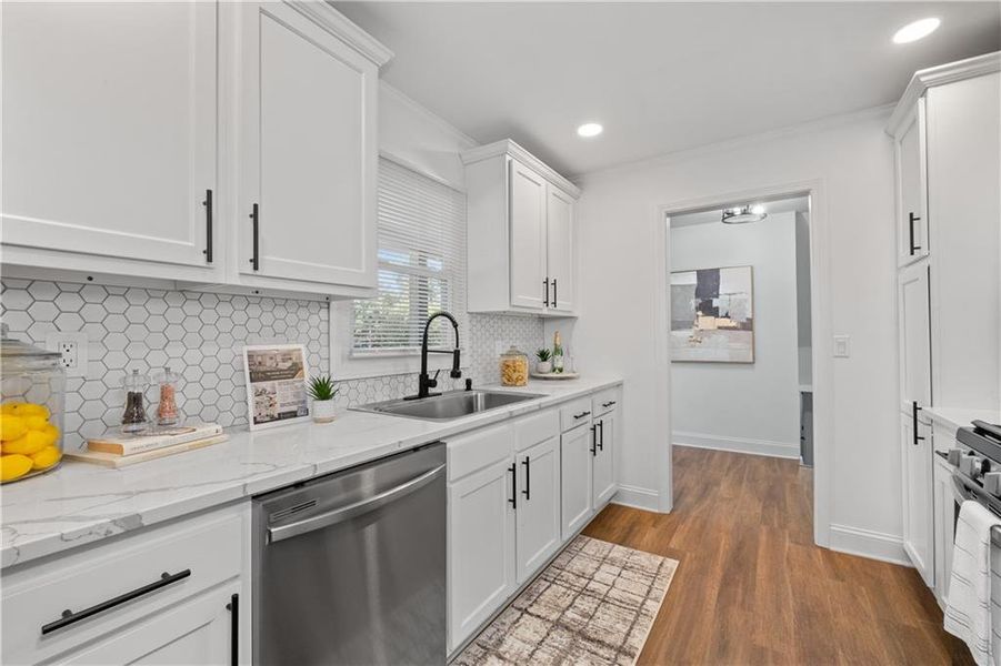 Furnished interior view inside a new home in , East Point (Image 5).