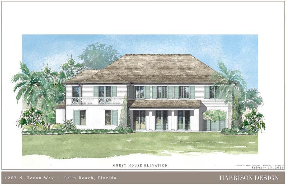 Potential Guest House Elevation Potential Guest House Elevation