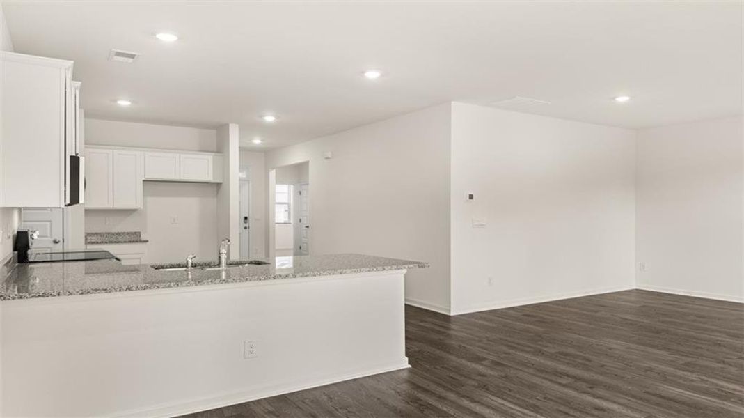 Furnished interior view inside a new home in Champion's Run, Lithonia (Image 8).