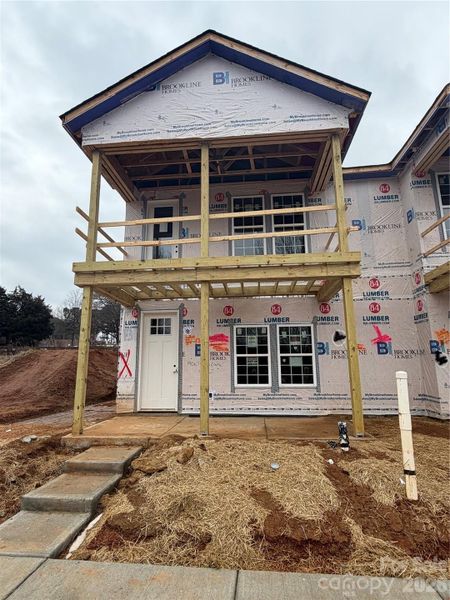 In-progress construction of a new home in Vanguard at Vermillion, Huntersville, NC (Image 3).