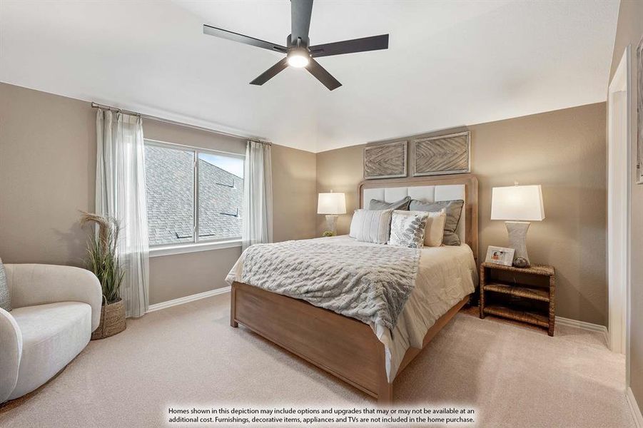 Furnished interior view inside a new home in Glenwood Meadows, Denton (Image 20).