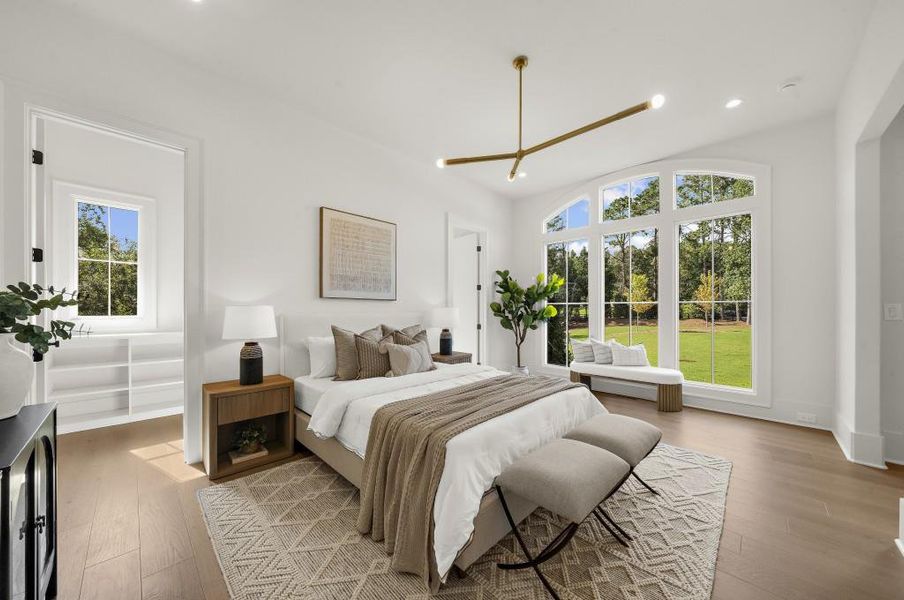 Furnished interior view inside a new home in , Alpharetta (Image 59).