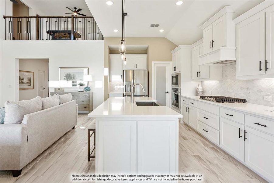 Furnished interior view inside a new home in Ridge Ranch, Mesquite (Image 14).