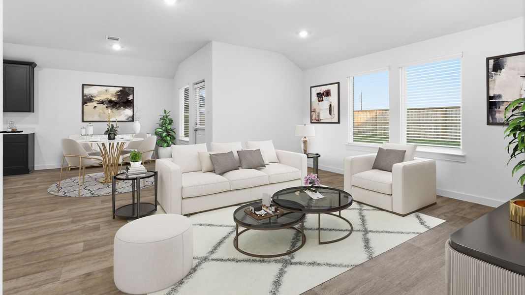 Furnished interior view inside a new home in Evergreen, Rosenberg (Image 11).