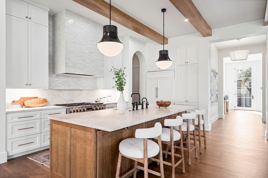 Furnished interior view inside a new home in , Dallas (Image 17).