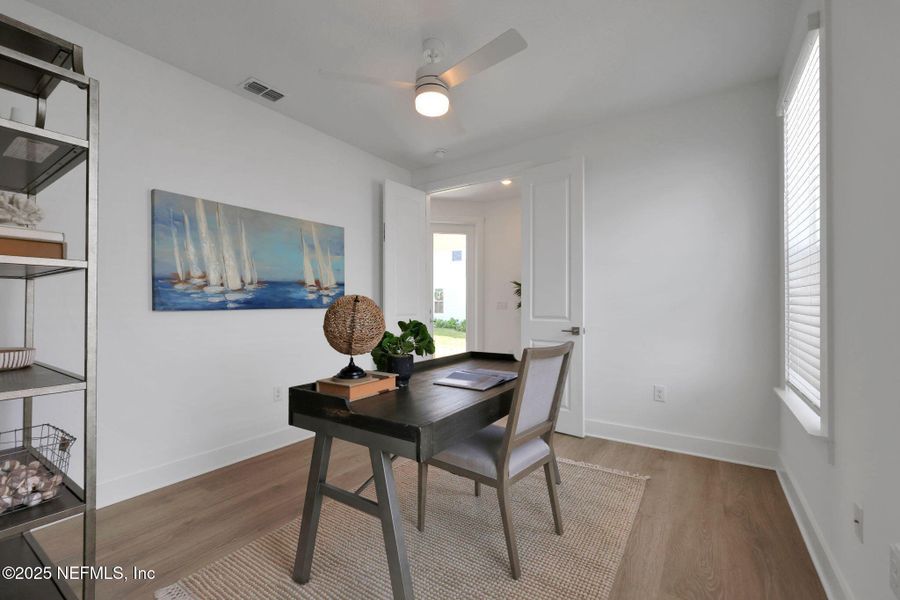 Furnished interior view inside a new home in Seaside Vista, St. Augustine (Image 10).