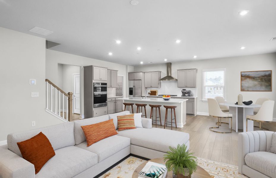 Representative furnished interior of a home built from the Braddock by Pulte Homes in Anderson Point Estates, McDonough (Image 38).