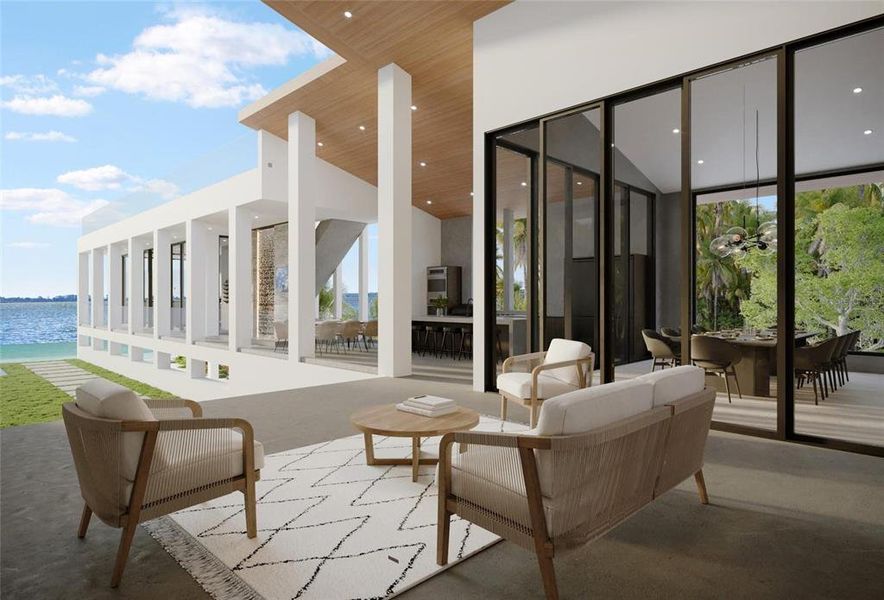 Exterior details and patio area of a home in , Sarasota (Image 3). Exterior details and patio area of a home in , Sarasota (Image 3).