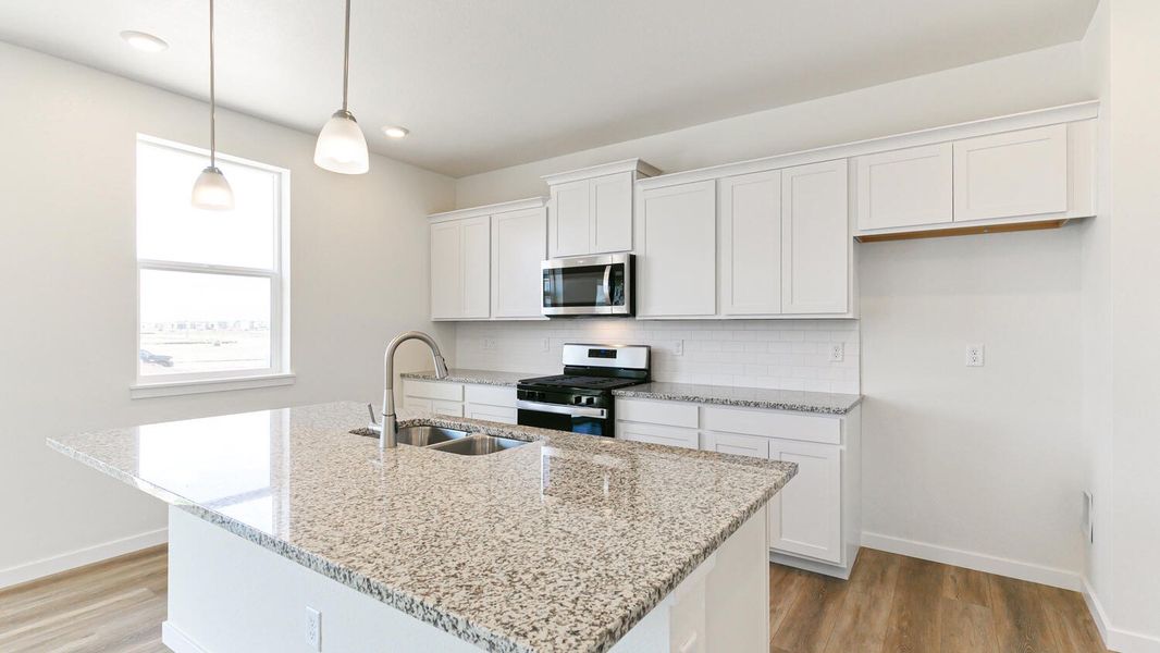 Furnished interior view inside a new home in Vista Meadows, Fort Lupton (Image 3).