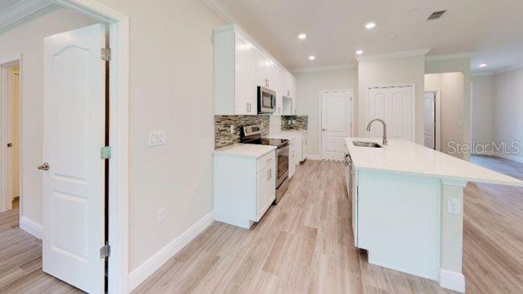 Model home - actual features may vary.