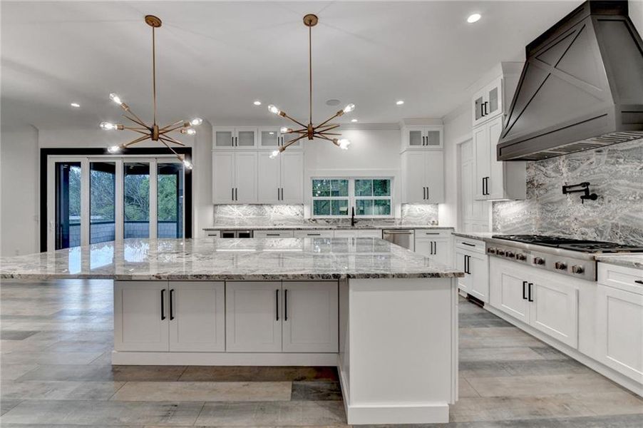 Furnished interior view inside a new home in , Buford (Image 34).