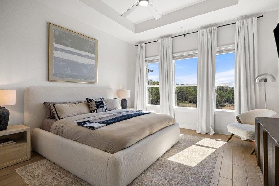 Furnished interior view inside a new home in Sweetwater, Austin (Image 16).