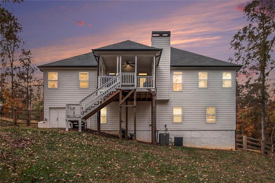 Exterior details and patio area of a home in Griffin Manor, Cartersville (Image 25).