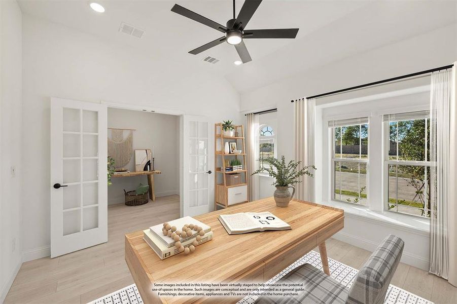 Furnished interior view inside a new home in Meadow Vista 60-65, Anna (Image 10).