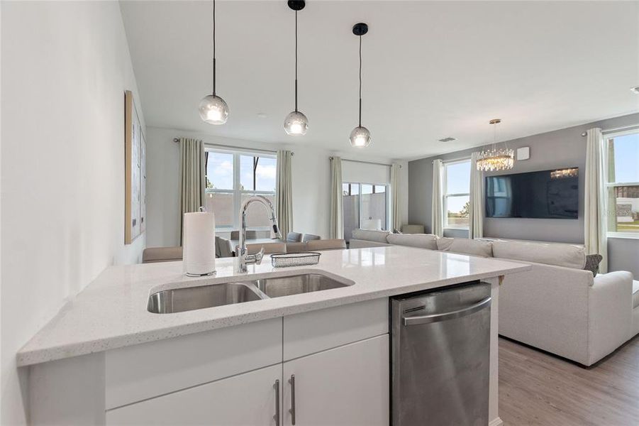 Furnished interior view inside a new home in , Davenport (Image 32). Furnished interior view inside a new home in , Davenport (Image 32).