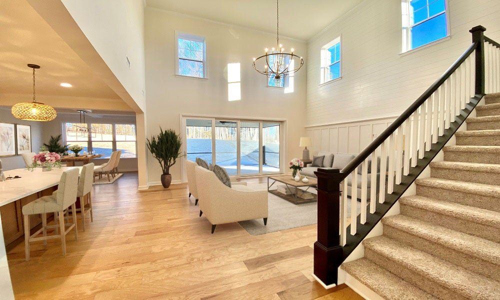 Representative furnished interior of a home built from the Hillcrest by Niblock Homes in Red Hill, Concord (Image 6).