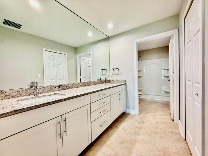 Master Suite Double Sink Vanity