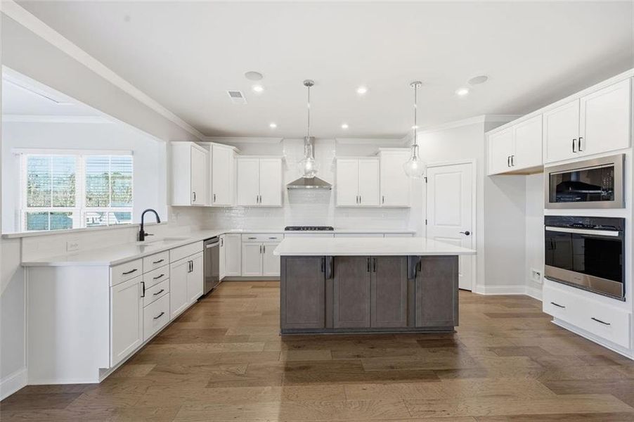Furnished interior view inside a new home in Berkeley Mill, Cumming (Image 5). Furnished interior view inside a new home in Berkeley Mill, Cumming (Image 5).