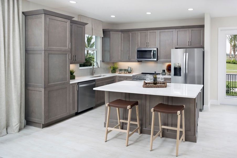 Representative furnished interior of a home built from the Coral by Minto Communities in Westlake, Loxahatchee (Image 7).